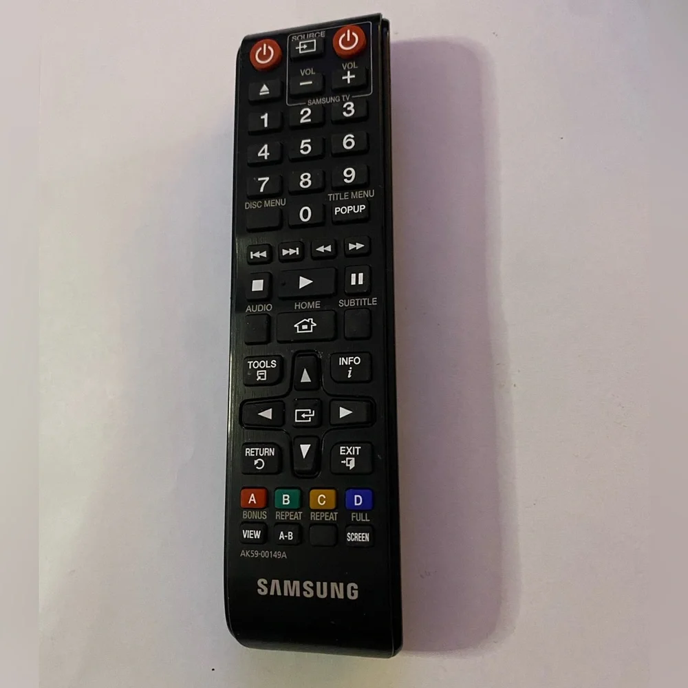 Samsung AK59-00149A tv remote control tested